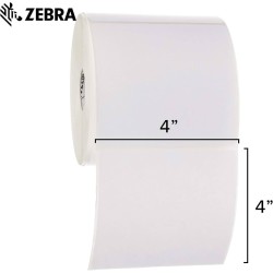 Rollo de Etiquetas Zebra TD 4x4