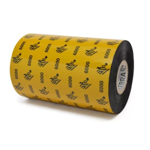 Ribbon de Cera Wax Zebra 110mm x 450m