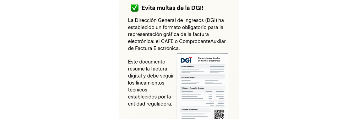 Formato CAFE para Cumplimiento de la DGI