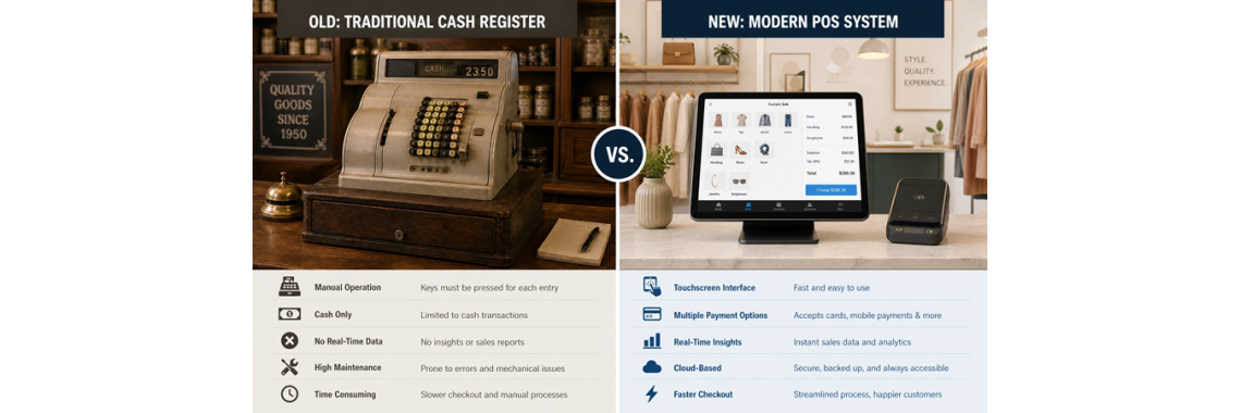 Cajas Registradoras VS Sistema POS Cajas Registradoras VS Sistema POS